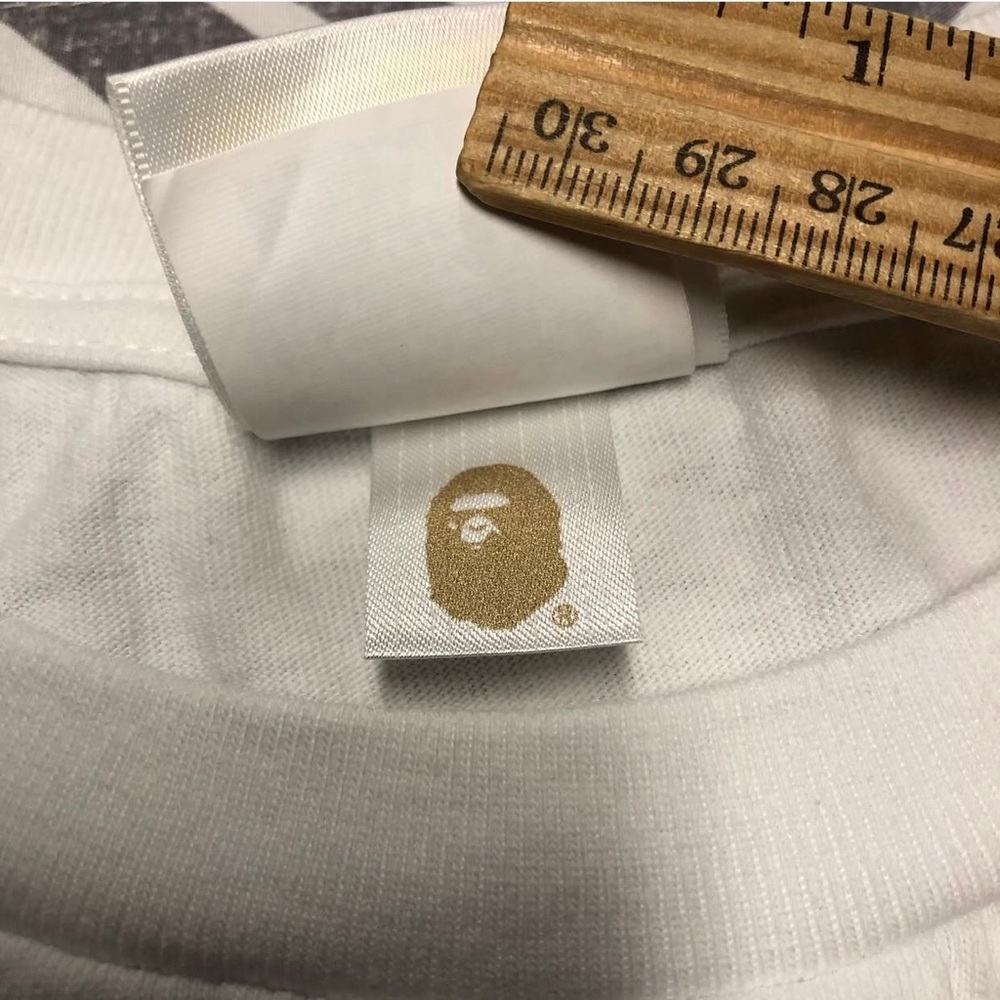A Bathing Ape Bape Camo Ape Face Tee Shirt Size Small - Picture 8 of 9